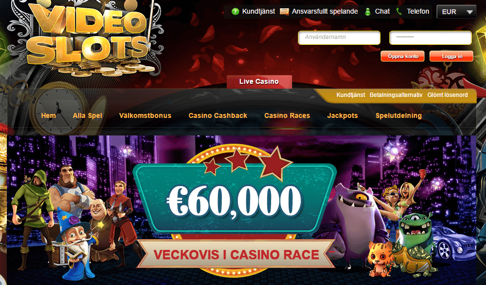 Casino Race Videoslots