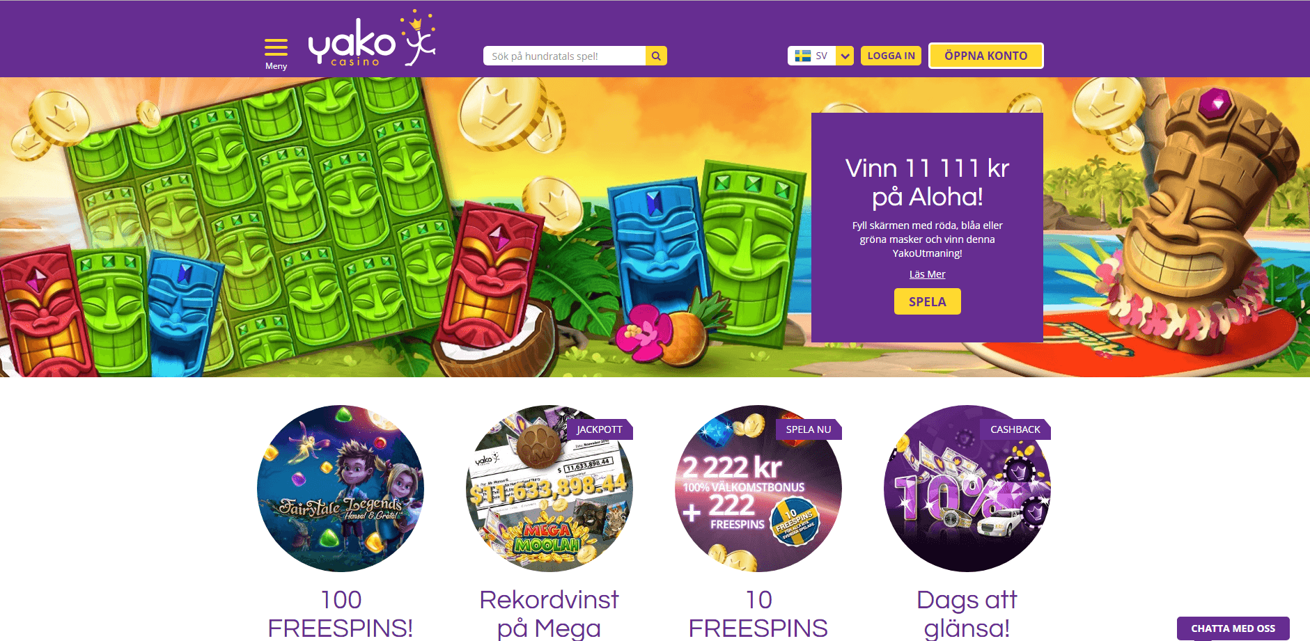 Yako kampanj svenska casinon