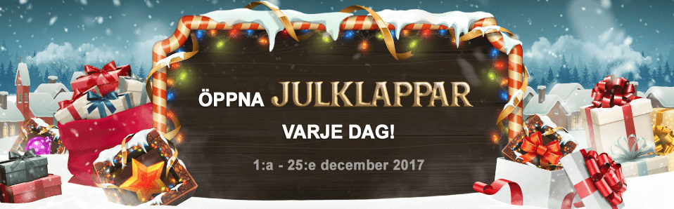 Videoslots casinots julkalender