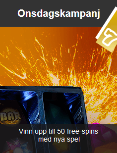 Expekt Onsdagens nya spel 50 freespins