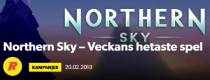 Rizk Veckans hetaste spel Northern Sky