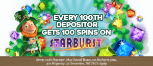 PotsofLuck 100th Depositer 100 Freespins