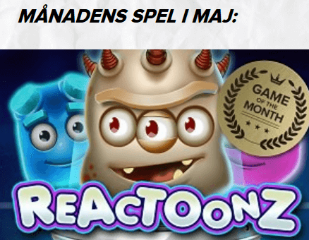 SuperLenny Månadens Spel Reactoonz 20 000 kr