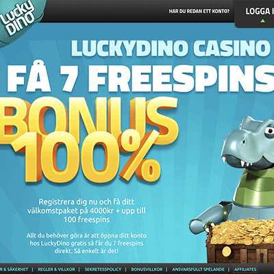 LuckyDino freespins