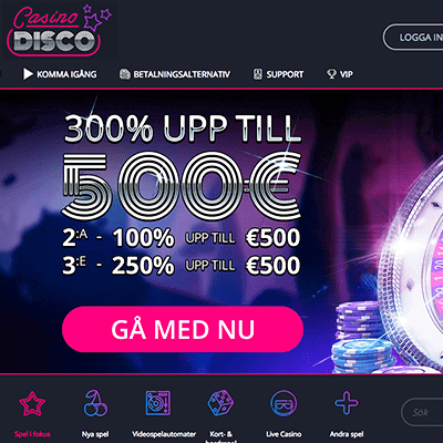 CasinoDisco bonus