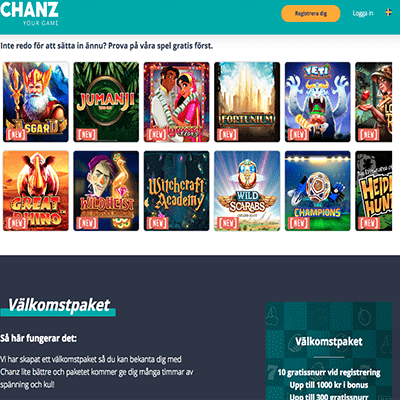 Chanz freespins