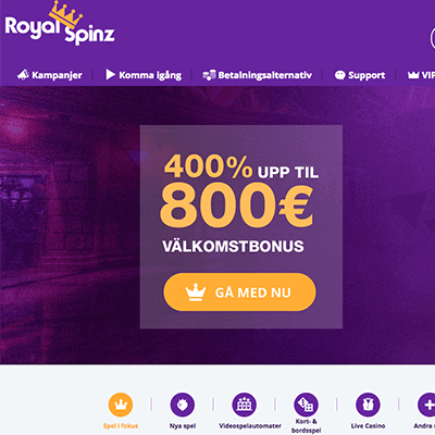 RoyalSpinz bonus