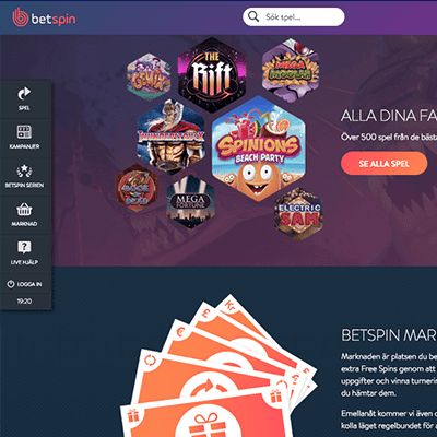 Betspin freespins