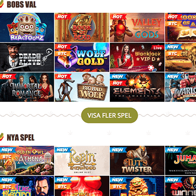 Bob casino freespins