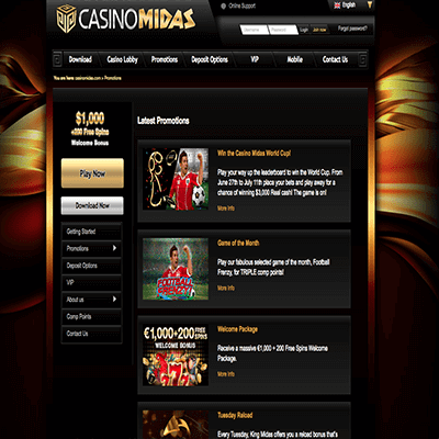 CasinoMidas freespins