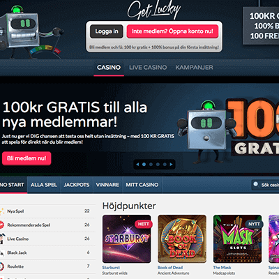 Get Lucky freespins