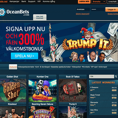 Oceanbets Casino bonus