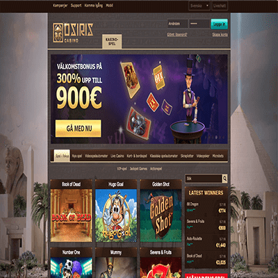 Osiris casino bonus