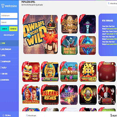 WestCasino bonus