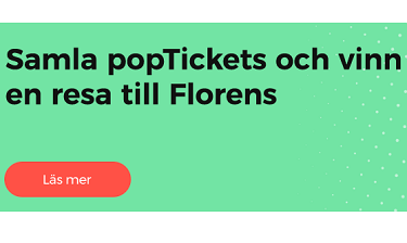 Nätcasino CasinoPop - Samla popTickets och vinn en resa till Florens!