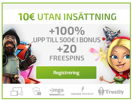 Nätcasino Lapalingo - En mäktig 100% bonus upp till 250€ på din insättning!