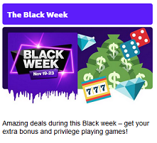 Nätcasino Freaky Aces - The Black Week!