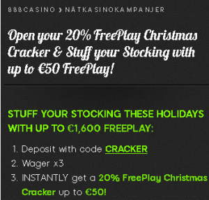 Hämta upp till 50 € freeplay varje dag på 888 Casino!