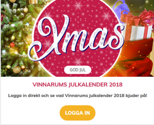 Hämta dagliga erbjudanden i julkalender 218 på Vinnarum!