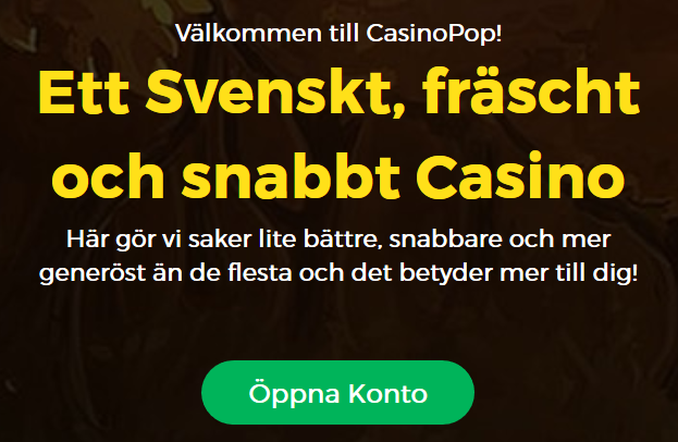 Skapa konto på Casinopop så kan du tävla och vinna en resa till Irland!