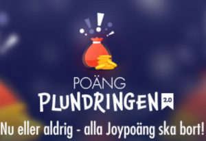 Poängplundringen - vinn upp till 2500 JP hos Jackpotjoy!