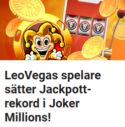 Bli nästa miljonär via jackpottspel på LeoVegas!