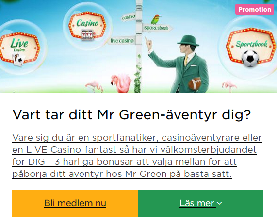 Gå med MrGreen och vinn din fina andel av 1000+ omsättningsfria freespins på Reel Thrill!