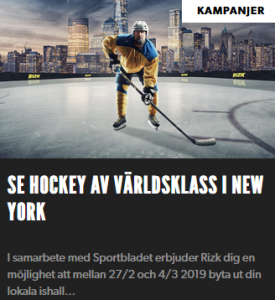 Vinn resa för 2 till New York via nätcasino Rizk!