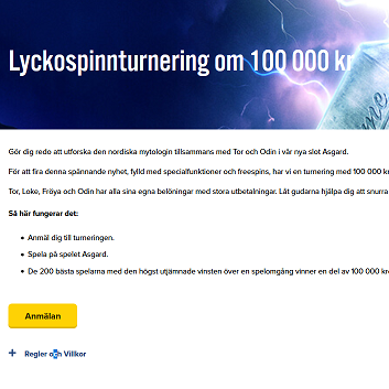 Vinn din del av 100 000 kr i Lyckospinnturneringen hos iGame Casino!