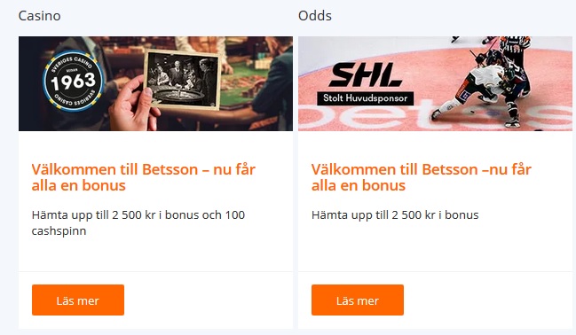 Öppna konto på Betsson och slåss om 100 000 kronor nu!