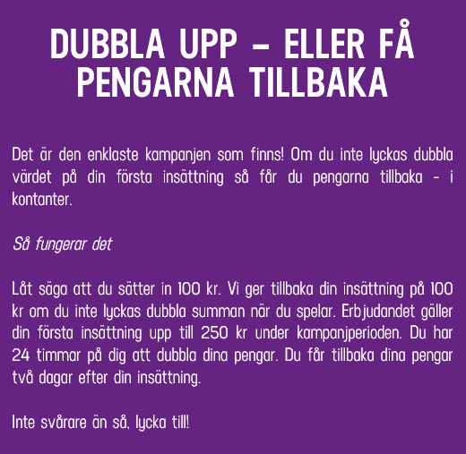 Spela direkt på LuckyCasino för att kunna vinna din fina andel av 50 250 kr!