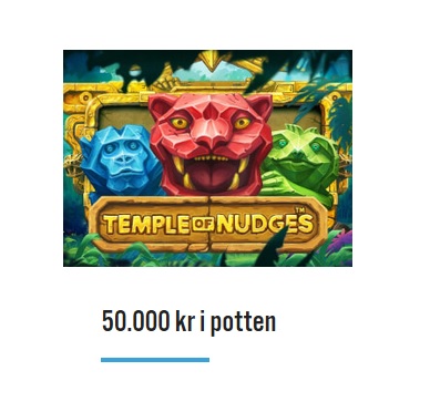 50 000 kr i potten i Temple of Nudge-turnering hos iGame Casino!