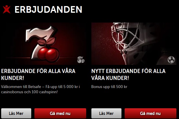 Vinn på dagliga jackpottar hos online casino Betsafe!