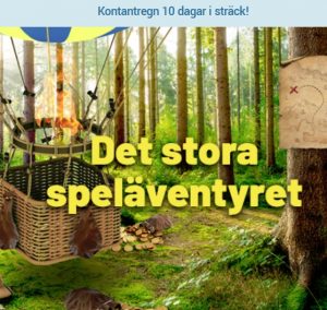 Delta i Det stora speläventyret hos SwedenCasino!