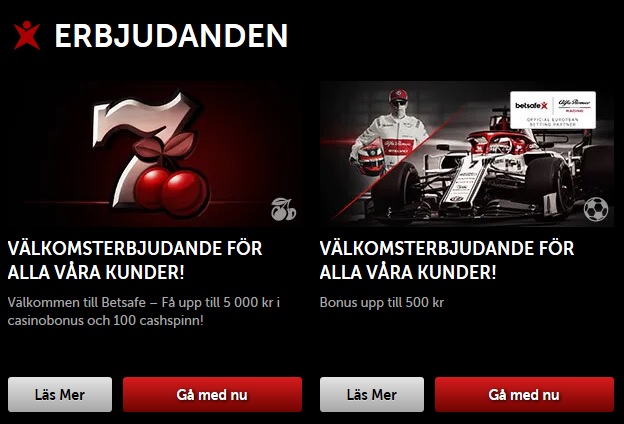 Öppna konto på Betsafe nu och vinn freespins i Quickspin Achievements!