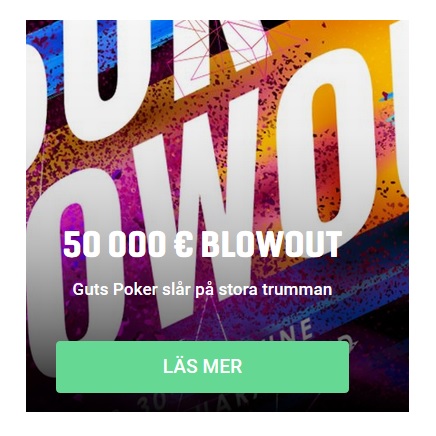 Delta i 50 000 € Blowout poker hos Guts!