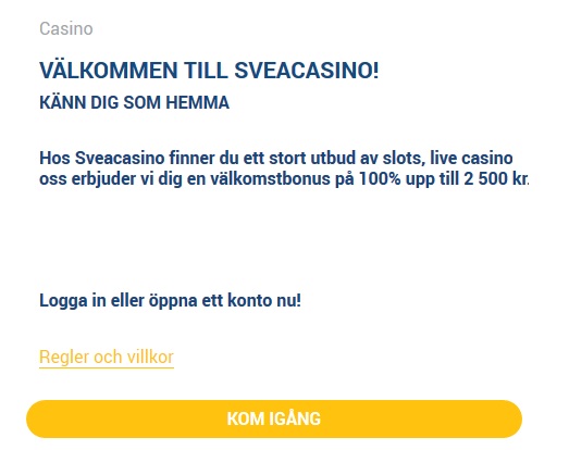 Registrera på Svea Casino så du kan börja fira Sveafestivalen!