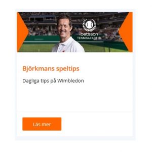 Ta del a v Björkmans speltips för tennis på Betsson!