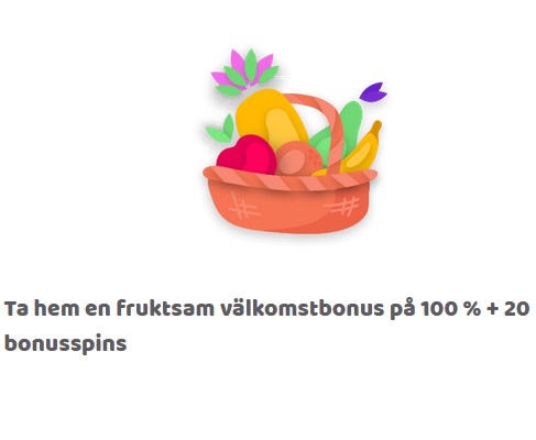 Spela och vinn upp till 10 000x gånger insats hos Fruity Casa nu!