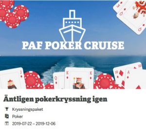 Tävla om pokerkryssningen nu på Paf casino!