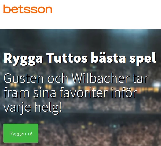 Bettingtips varje vecka på Betsson!