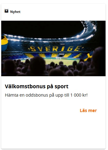 Ta del av dina veckovisa tips nu på Betsson!