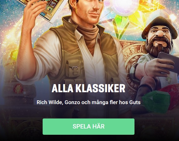 Klicka här och spela nya Veckans Spel på Guts Casino!