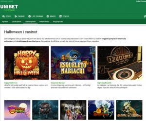 Fira Halloween 2019 på Unibet Casino!