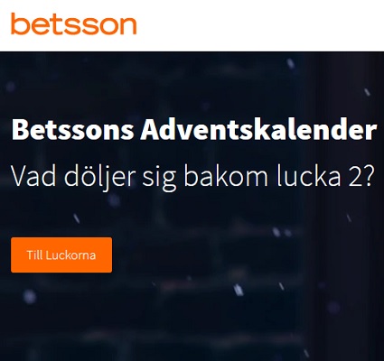 Betsson Julkalender 2019 är här!