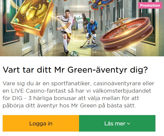 Öppna luckorna i Julkalendern 2019 hos Mr Green Casino!