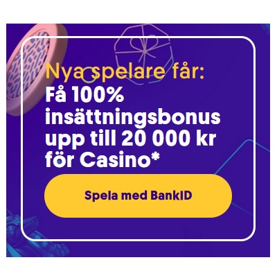 Svenska casinon tipsar dig om Casumos 20 000 kr bonus!