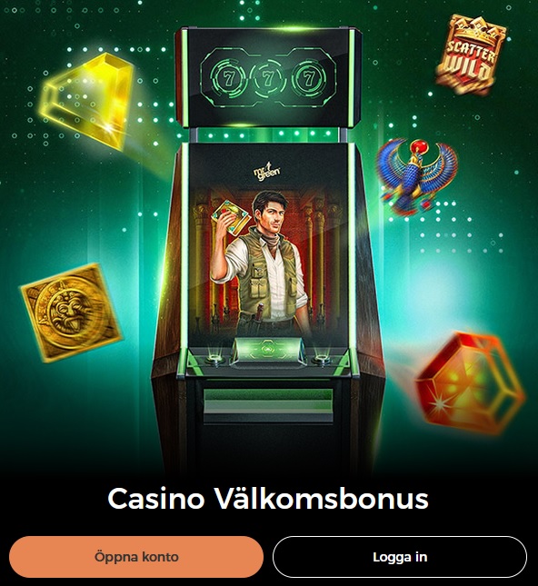 Ta del av 20 freespins som ny spelare vid Mr Green Casino!